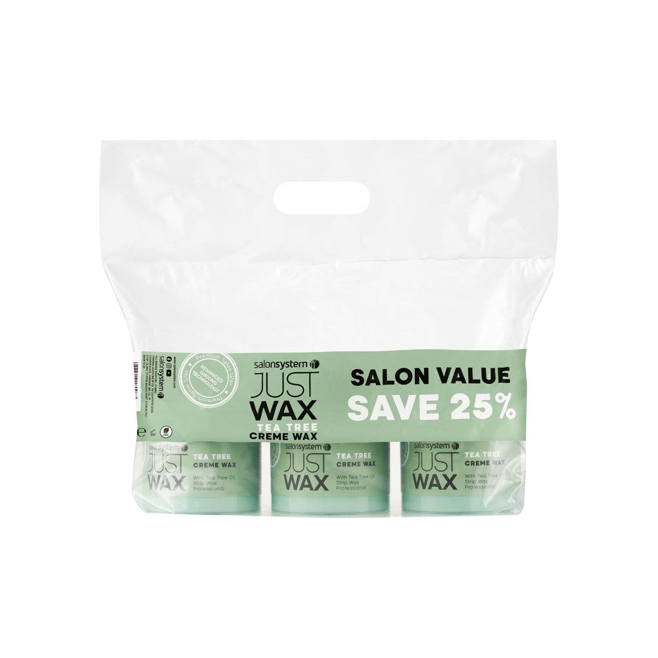 Just Wax Tea Tree Wax (3) Save 25% PROMO Pot
